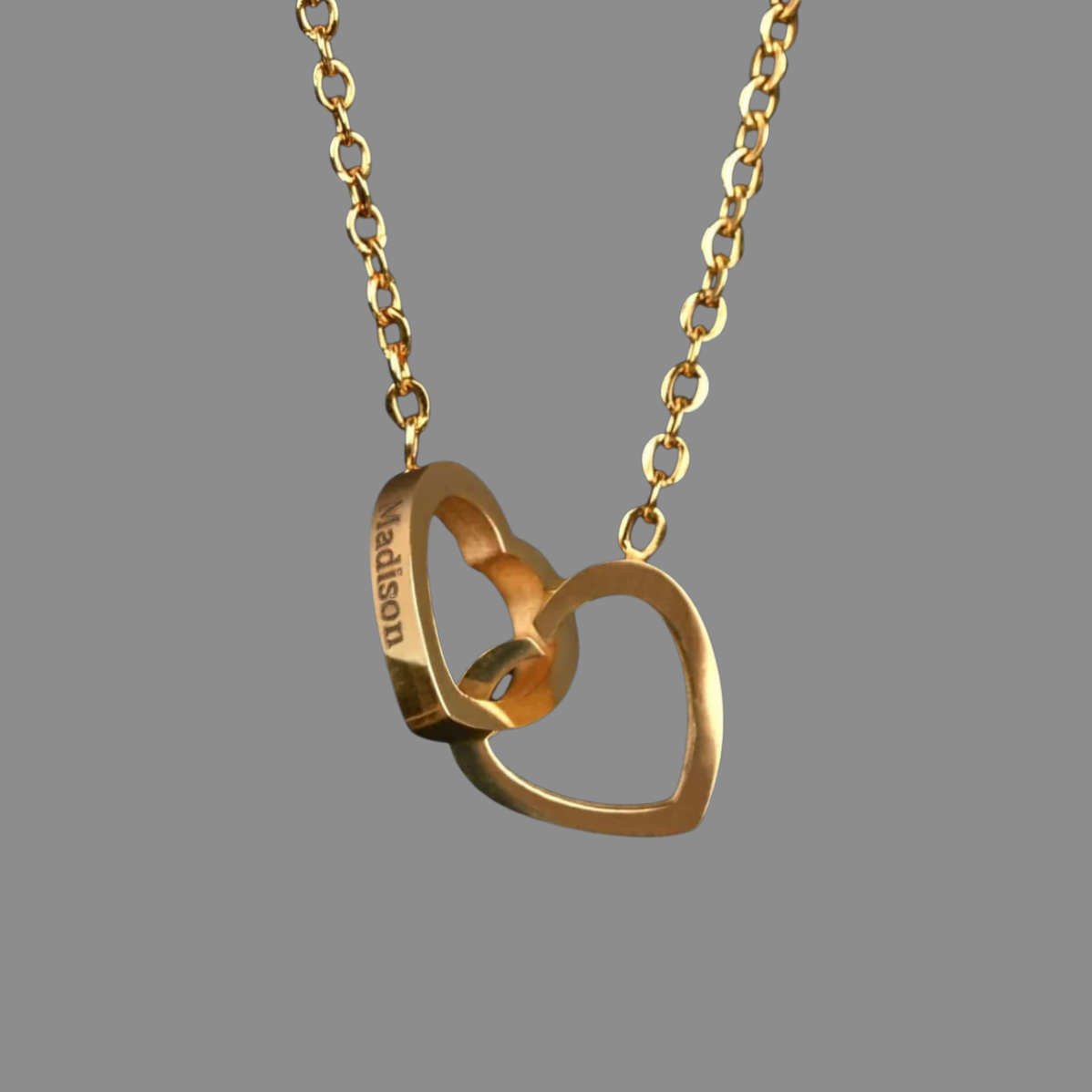 Love in a Bear Box - Engraved Heart Necklace & Eternal Rose