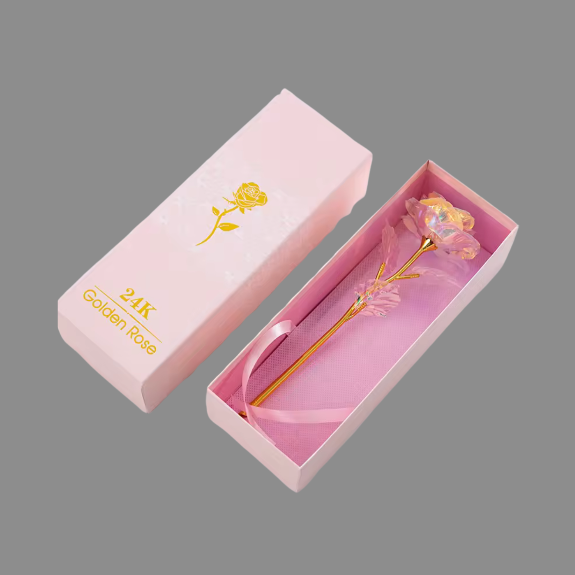 Forever Bloom: 24K Golden Galaxy Rose
