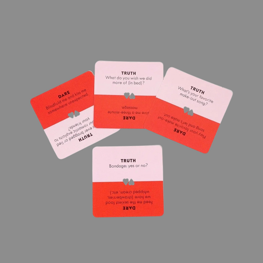 “Truth or Dare” Couples Card Game – A Mini Deck for Big Sparks