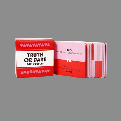 “Truth or Dare” Couples Card Game – A Mini Deck for Big Sparks
