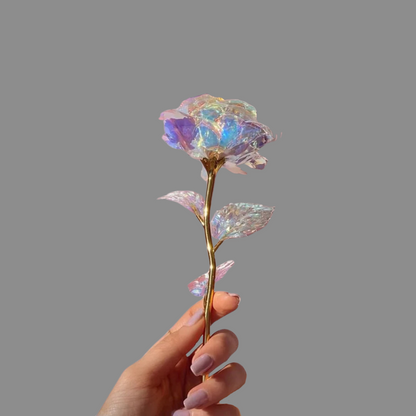 Forever Bloom: 24K Golden Galaxy Rose